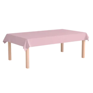 Vaaleanpunainen pöytäliina Pastelli 2.74m