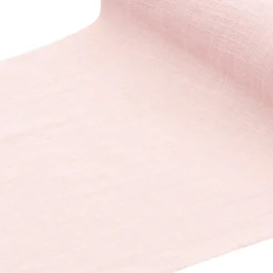 Vaaleanpunainen pöytäliina puuvilla 2.4m