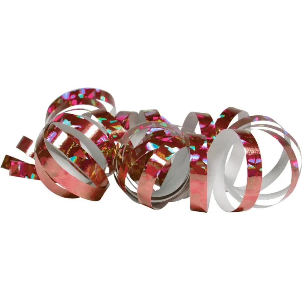 Vaaleanpunainen Serpentines Holographic 4m 18 renkaat 2kpl