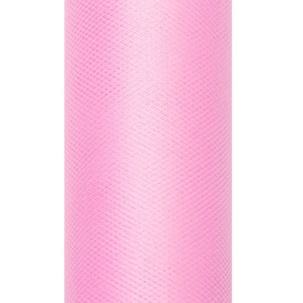 Vaaleanpunainen Tulle Roll 15cm 9m