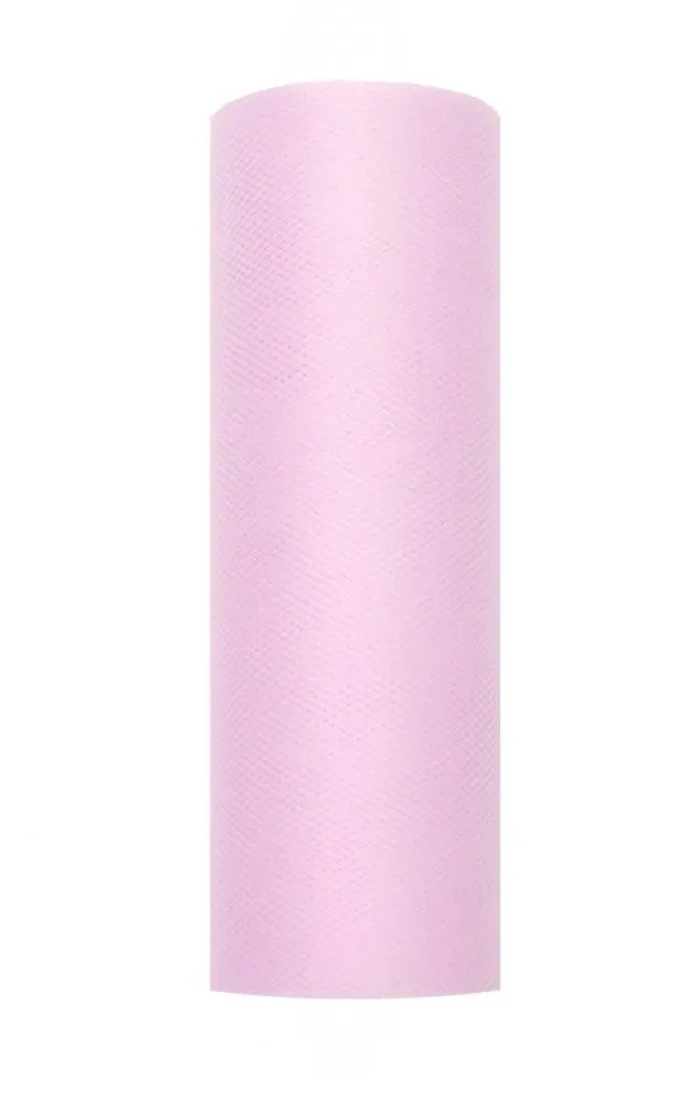 Vaaleanpunainen Tulle Roll 15cm 9m
