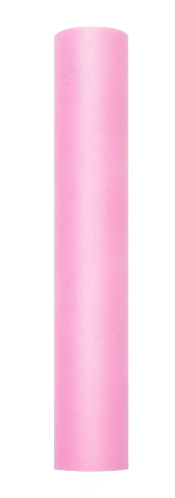 Vaaleanpunainen Tulle Roll 30cm 9m