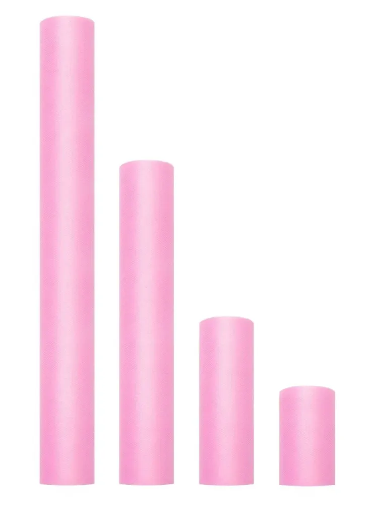 Vaaleanpunainen Tulle Roll 30cm 9m