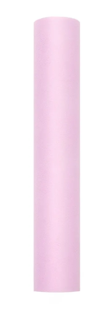 Vaaleanpunainen Tulle Roll Pastelli 30cm 9m