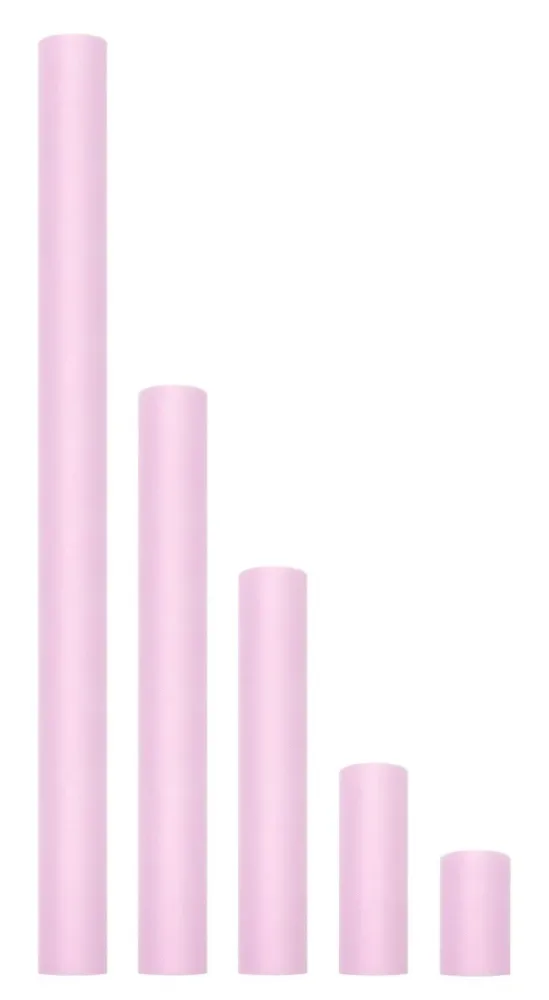 Vaaleanpunainen Tulle Roll Pastelli 30cm 9m