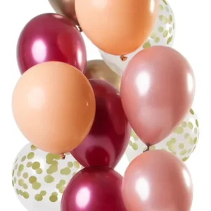 Vaaleanpunaiset ilmapallot setti 30cm 12kpl