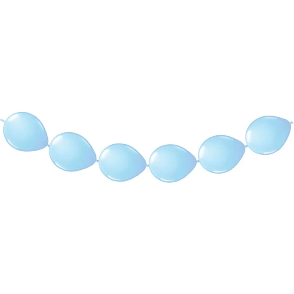 Vaaleansininen ilmapallo Garland 3m 8kpl