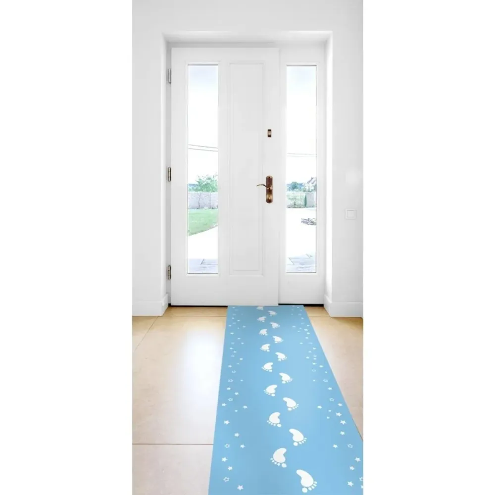 Vaaleansininen juoksujalka 50cm 2.5m
