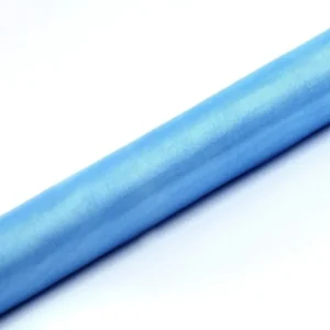 Vaaleansininen Organza kangas 36cm 9m