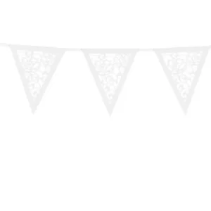 Valkoinen Garlands läpikuultava 3m