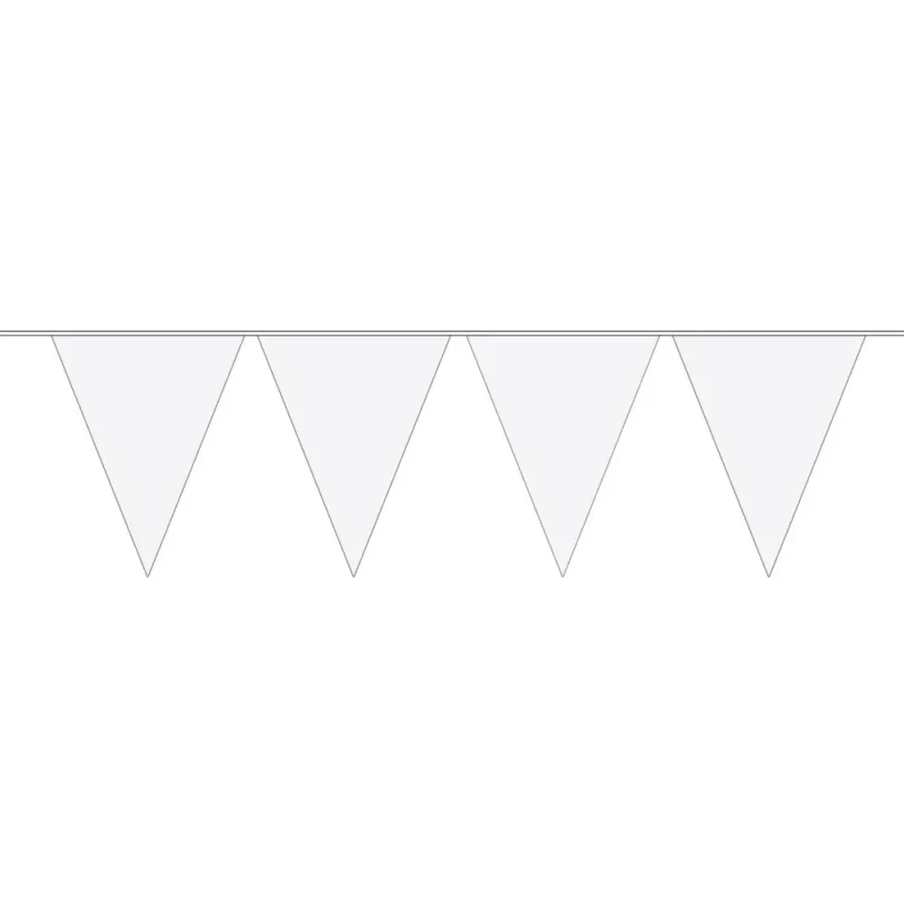 Valkoinen Mini lippusiima - 3 metriä