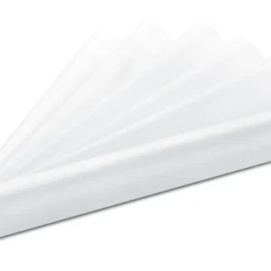 Valkoinen Organza kangas 36cm 9m
