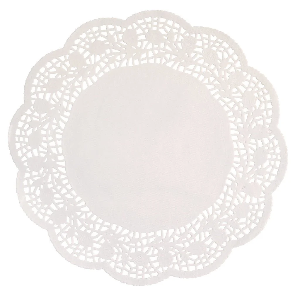 Valkoinen pöytälevypaperi 30cm 12kpl
