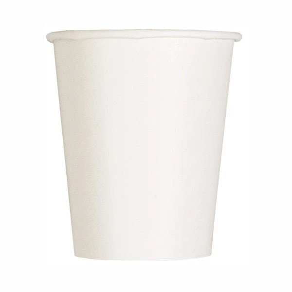 Valkoiset kupit 266ml 14kpl
