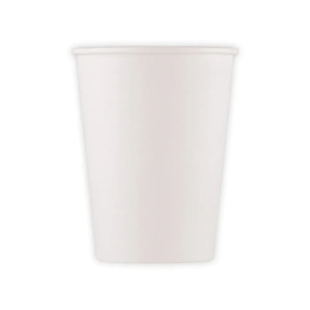 Valkoiset kupit paperi 200ml 10kpl
