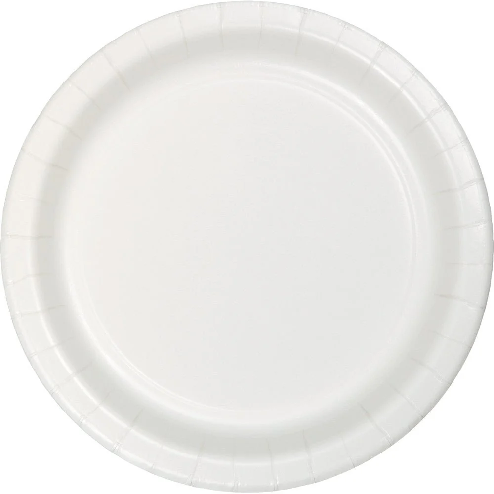 Valkoiset lautaset 23cm 24kpl