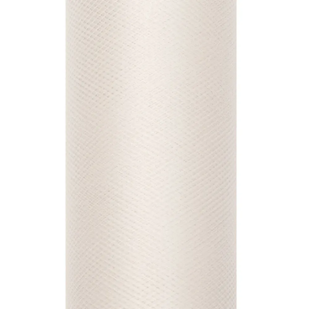 Vanilja kerma Tulle Roll 30cm 9m