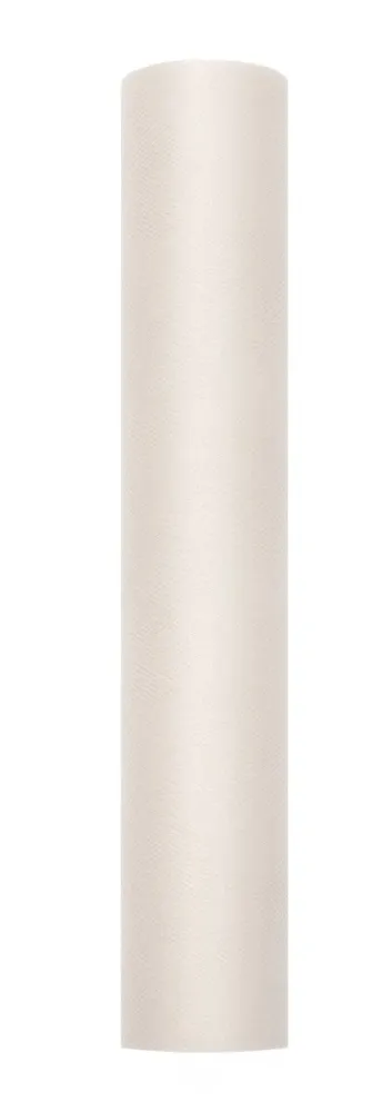 Vanilja kerma Tulle Roll 30cm 9m