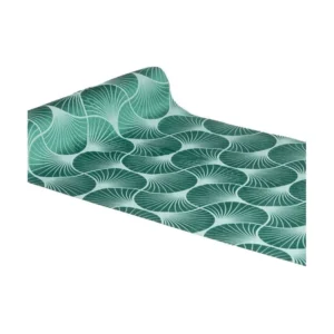 Vihreä pöytäjuoksija Gingko Print 3m