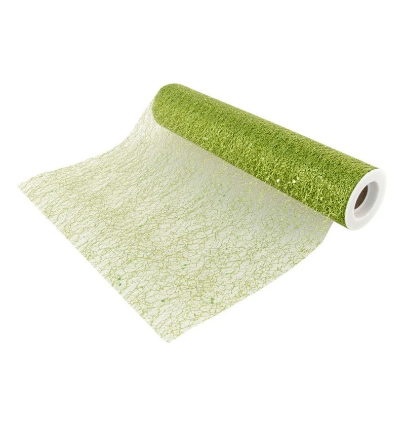 Vihreä pöytäjuoksija Glitter 5m