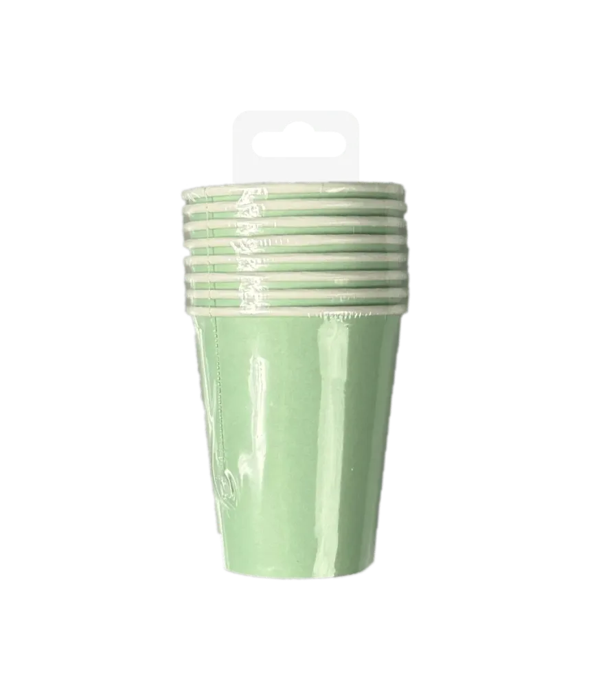Vihreät kupit 7cm 8kpl
