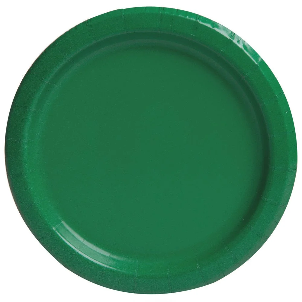 Vihreät lautaset pyöreät 17.5cm 8kpl