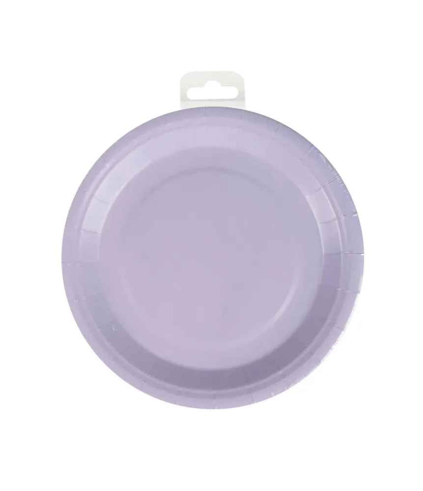 Violetit lautaset 23cm 8kpl