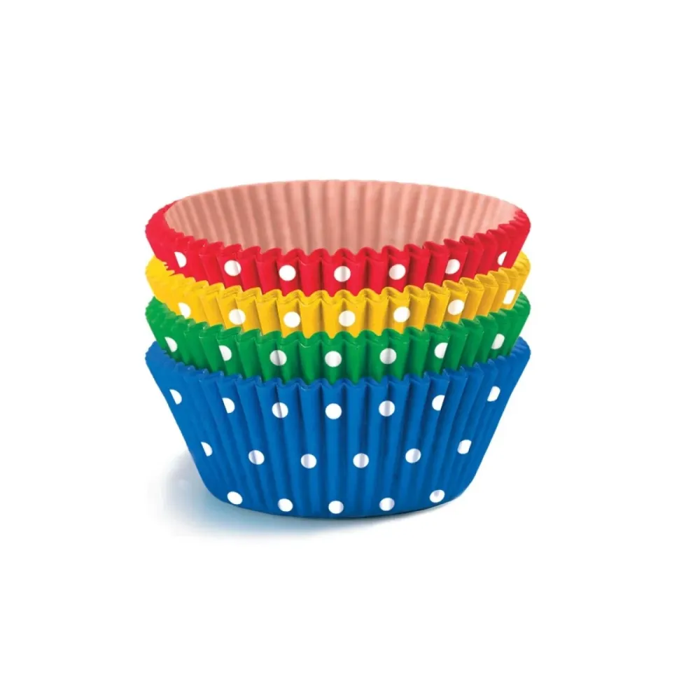 Värilliset kuppikakkumuotit 4.5cm 40kpl