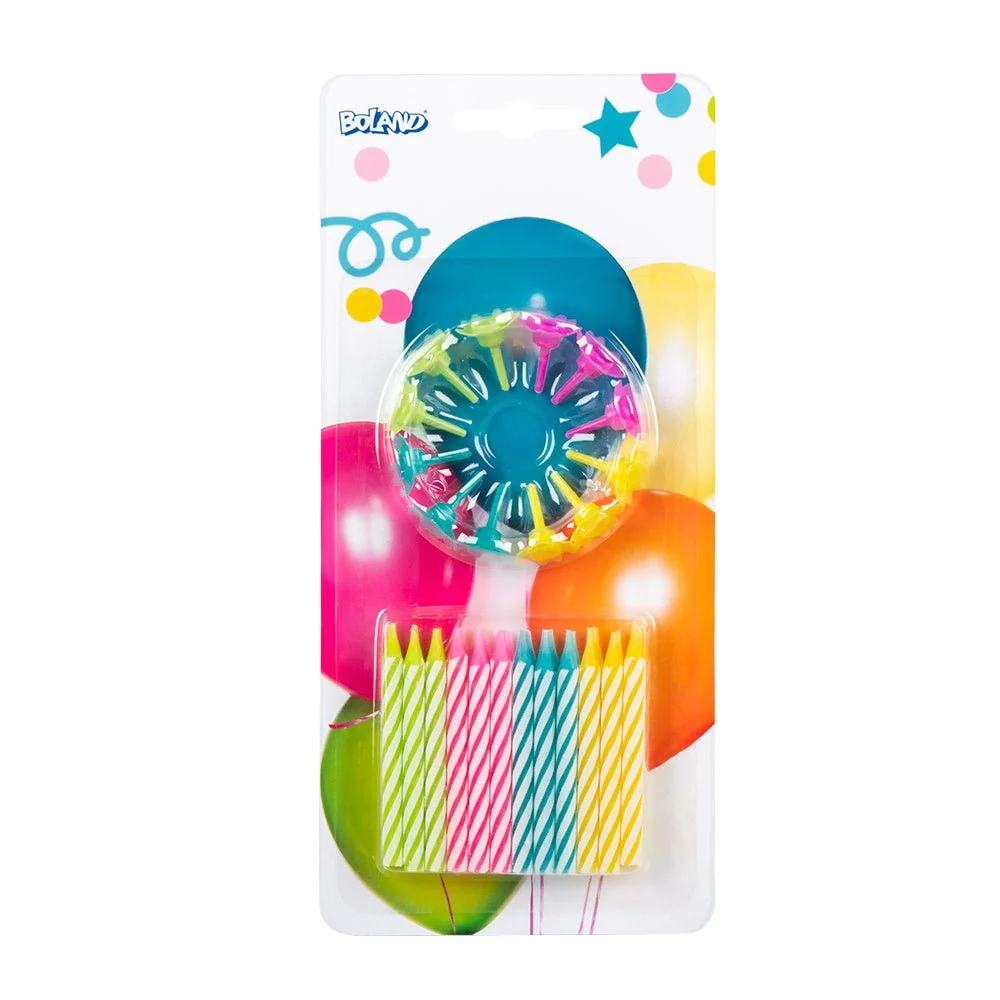 Värilliset kynttilät 5cm 24kpl