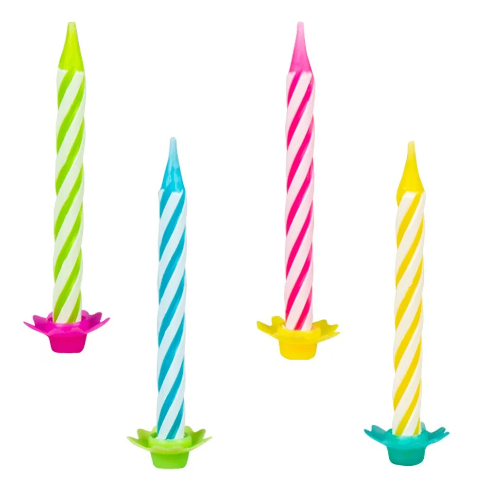 Värilliset kynttilät 5cm 24kpl