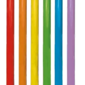 Värilliset pillit 20cm 6kpl