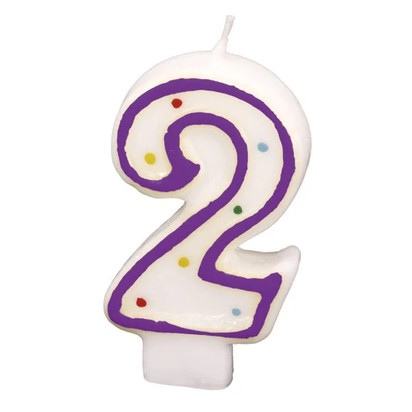 2 vuoden kynttilä 7.3cm