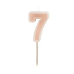 7 vuoden kynttilä Nude 10cm