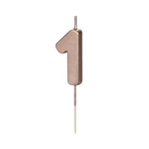 1 vuoden kynttilä Rose Gold 9cm