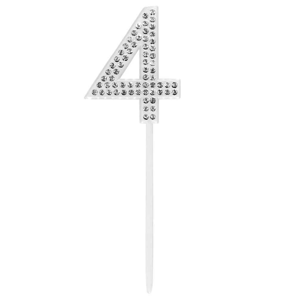4 vuotta Kakun toppari Timantti 10.5cm