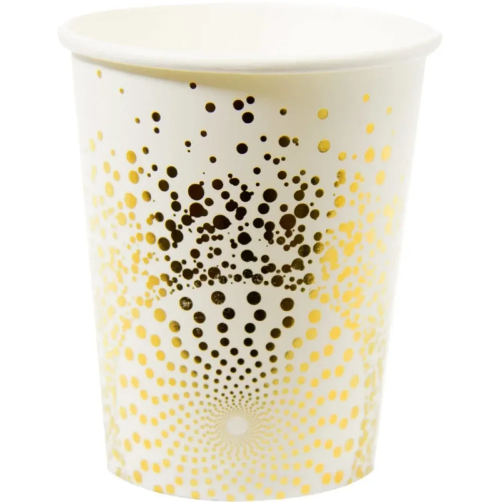 Ylelliset kultakupit 250ml 6kpl