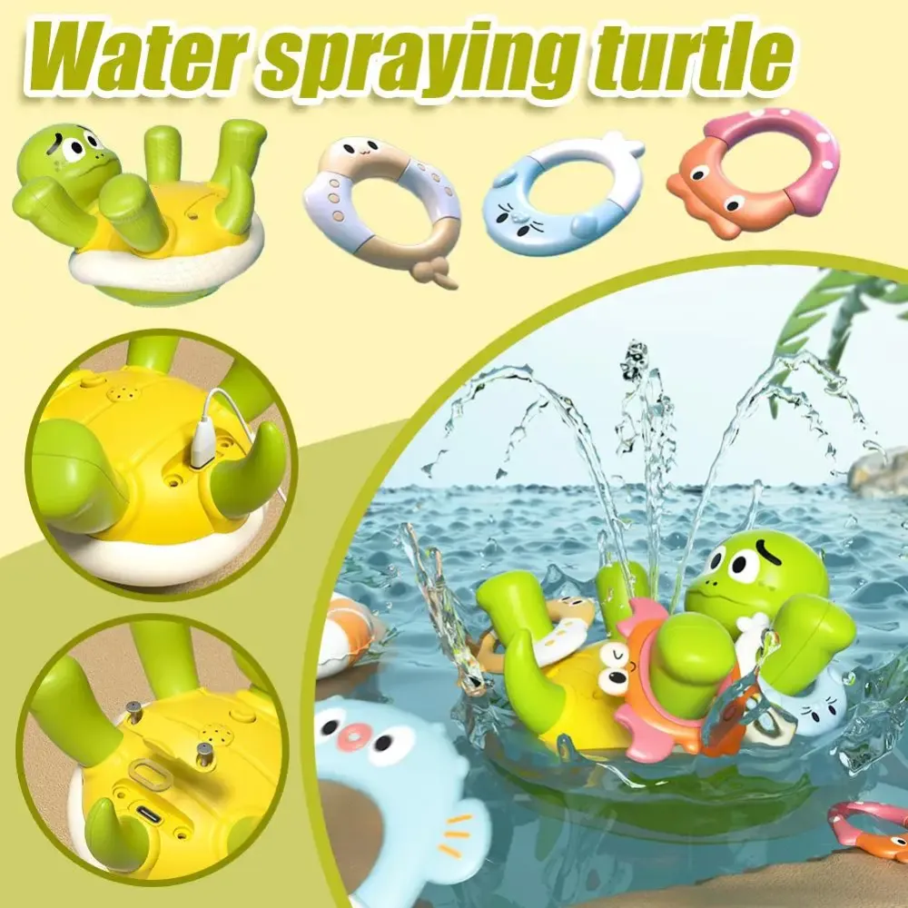 Water Turtle™ – Hauskanpitoa kylvyssä - Kilpikonna suihkulähde