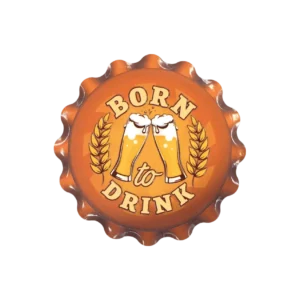 Appelsiinirannekkeet Born To Drink 11cm