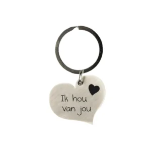 Avaimenperä I Love You Heart 10cm