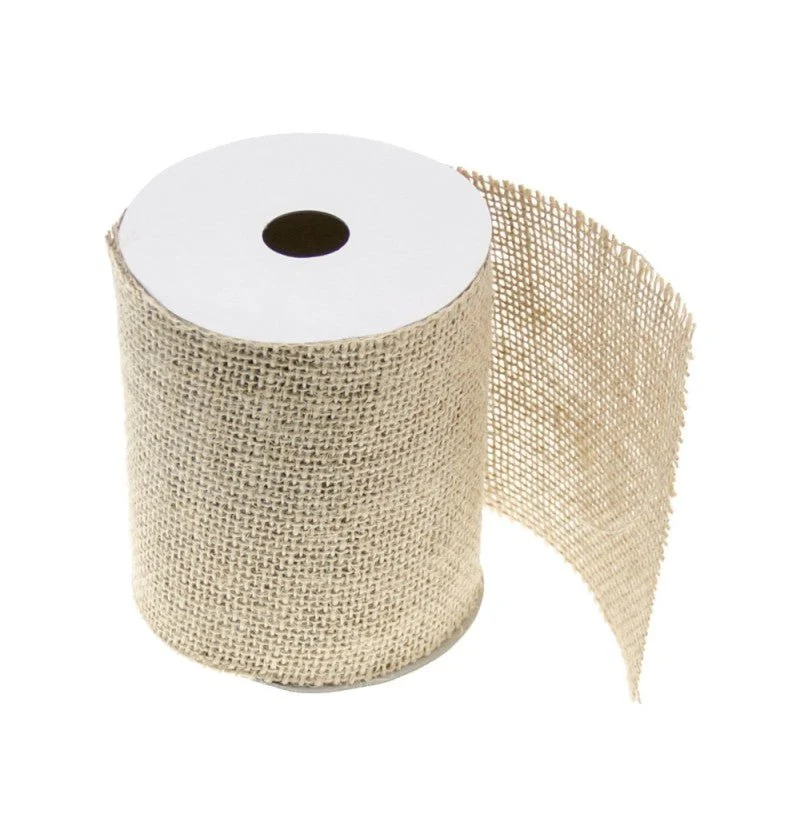 Beige nauha juutti 9.5Cm leveä 5m