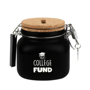 Black Money Box College Fund 12.5cm