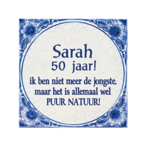 Delftin sininen laatta Sarah 14.5cm