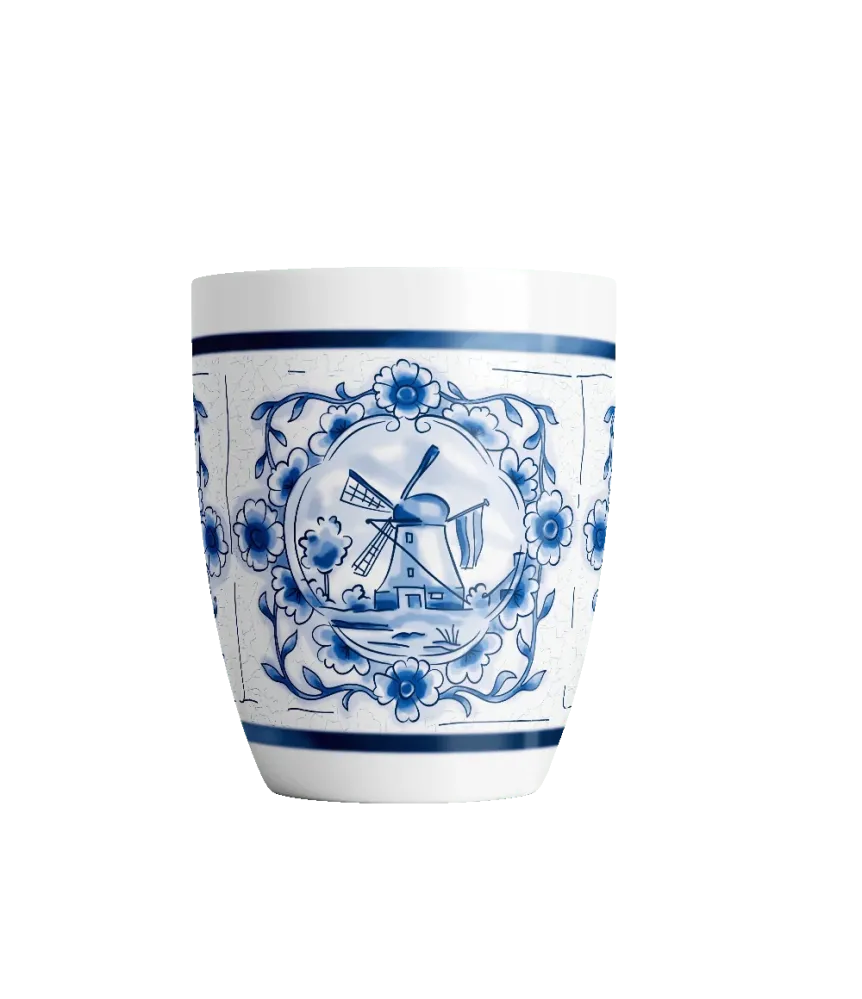Delftin sininen muki - Coffee runs