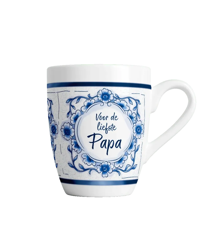 Delftin sininen muki - Papa