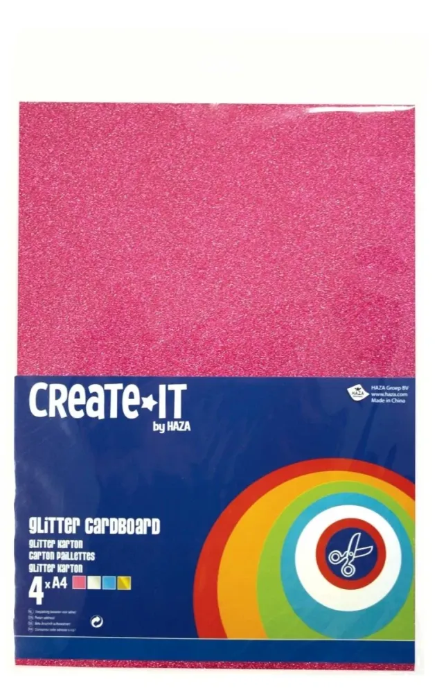 Glitter-kartonki A4