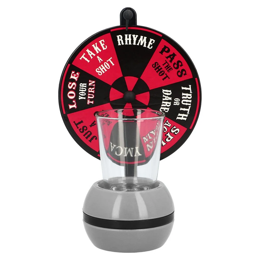 Harmaa juomapeli Wheel Shots