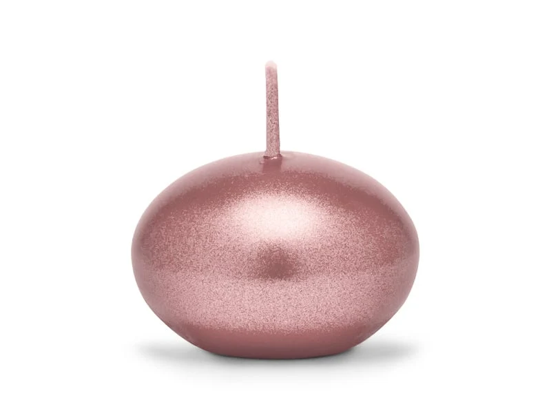 Kelluva kynttilä Rose Gold 4cm 50kpl