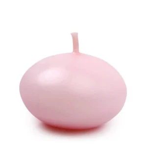 Kelluvat kynttilät vaaleanpunainen 4cm 50kpl