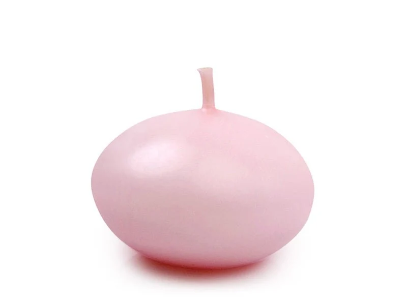 Kelluvat kynttilät vaaleanpunainen 4cm 50kpl