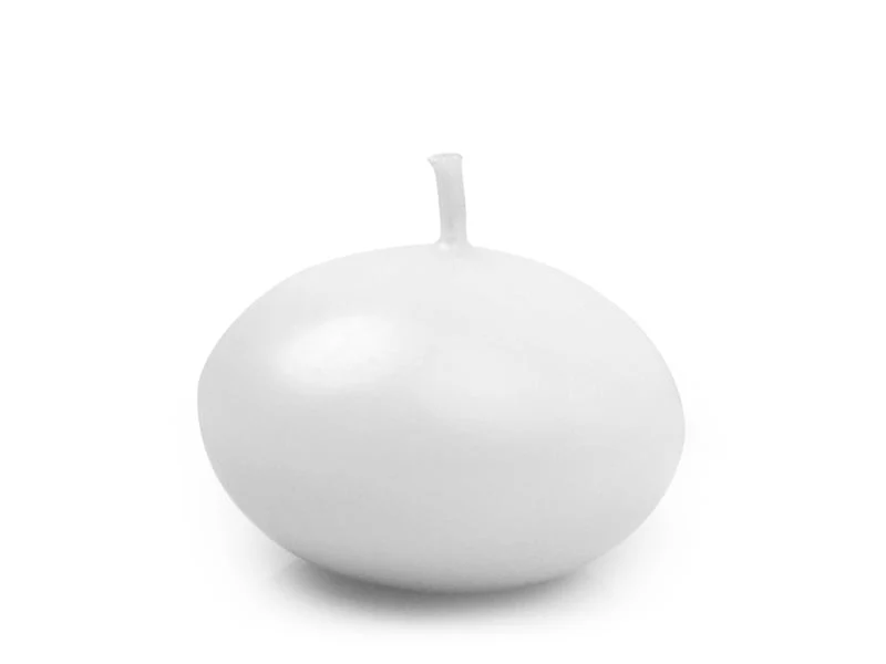 Kelluvat kynttilät valkoinen 4cm 50kpl